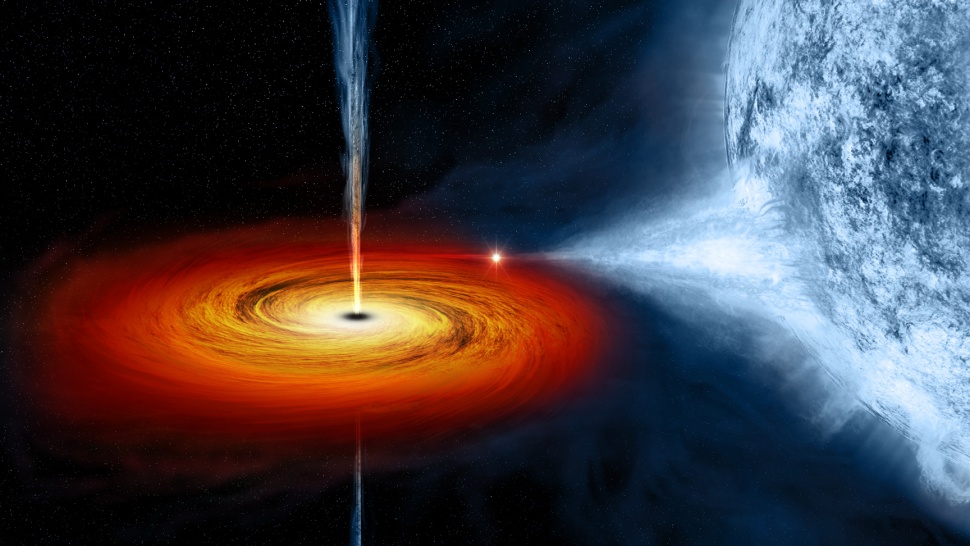 Hubble Uncovers Black Hole