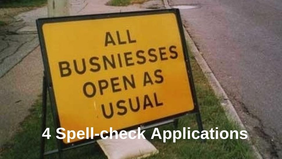 4 Spell-check Applications