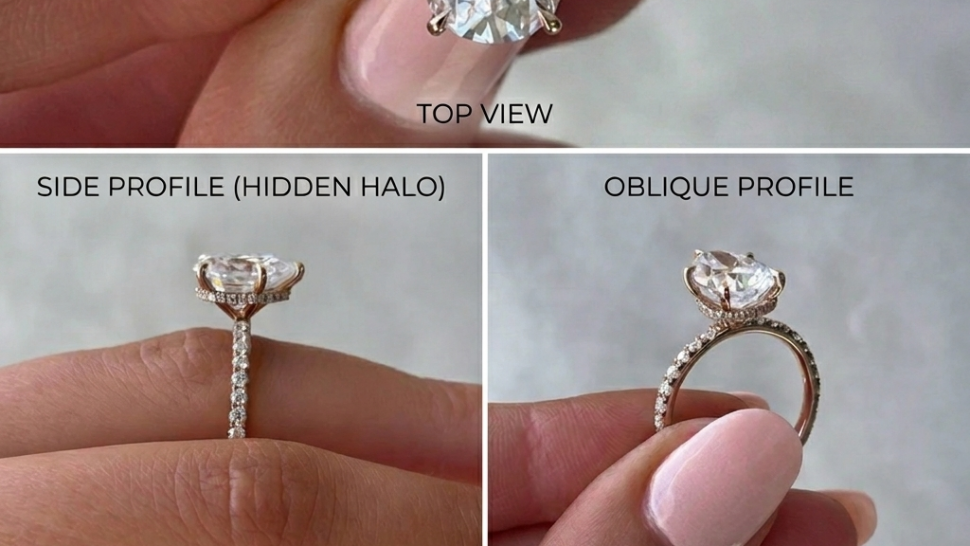 A Fresh Look at Engagement Ring Designs with Hidden Diamond Accents