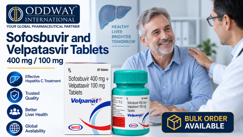 Sofosbuvir And Velpatasvir Tablets 400mg 100mg Price for USA Buyers - Oddway