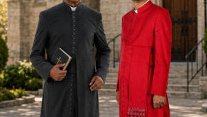 Why Do Altar Servers Wear a  Clergy Cassock? 