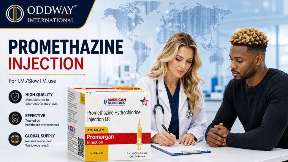 Promethazine Injection Price in India for USA Importers - Oddway Supply