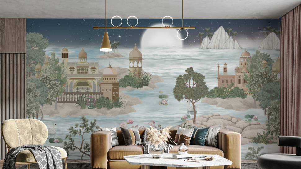 Vibrant Wallpaper Styles for Indian Living Spaces