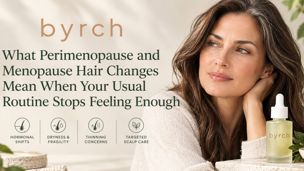 What Perimenopause and Menopause Hair Changes Mean When Your Usual Routine Stops Feeling Enough
