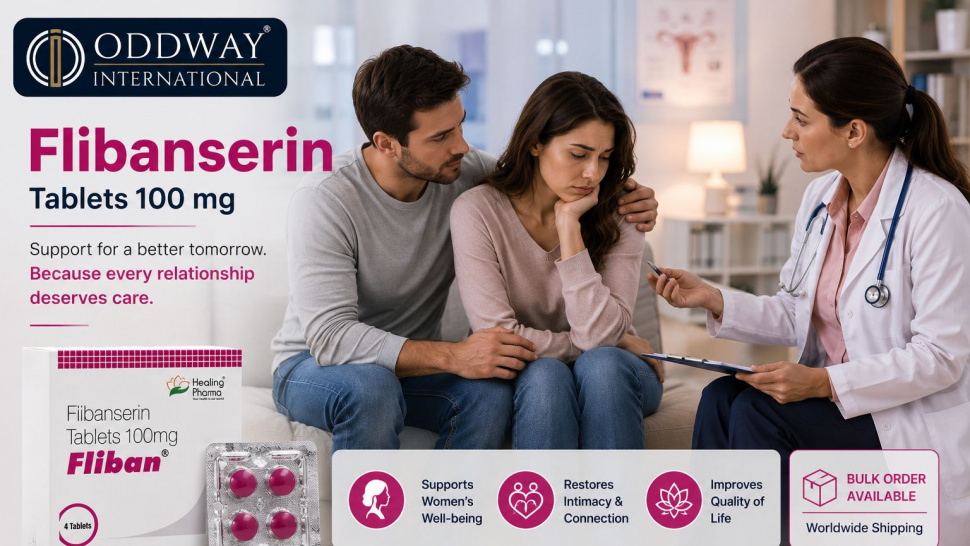 Flibanserin 100 mg Tablet Price USA - B2B Sourcing | Oddway International