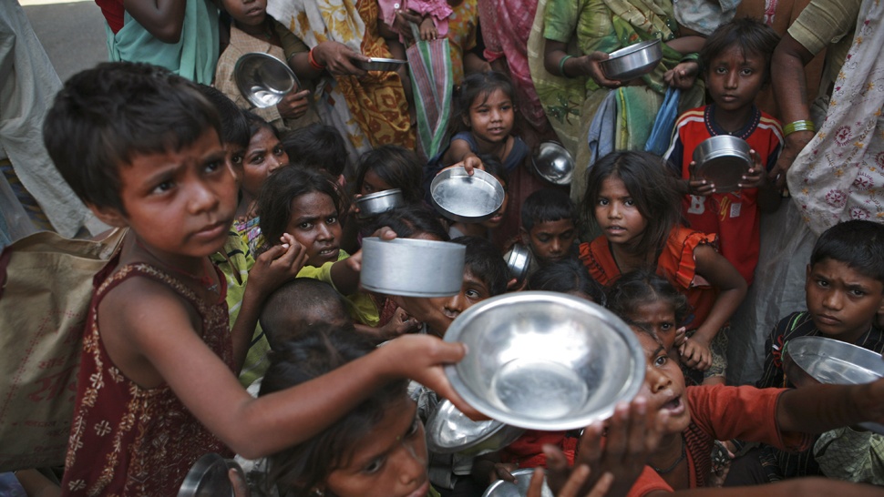 Don't give any money to child beggars