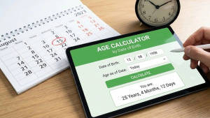Simple Age Calculator for Years, Months, and Days