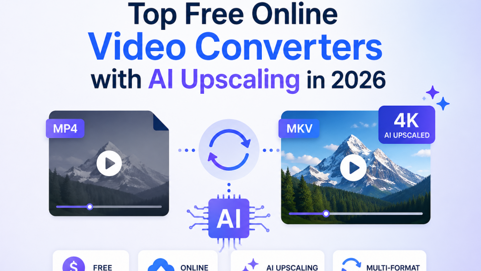 Top Free Online Video Converters with AI Upscaling in 2026