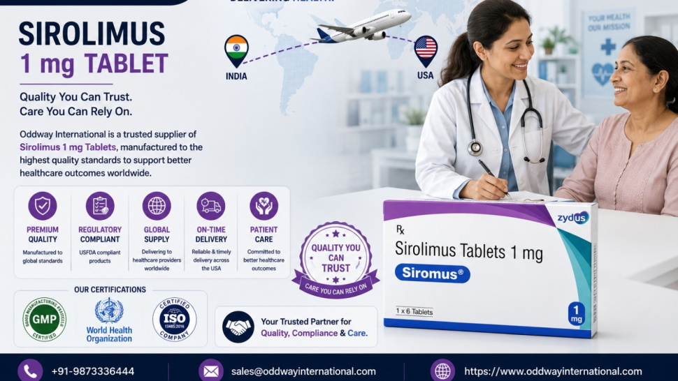Sirolimus 1 Mg Tablet Price and US Import Guidelines - Oddway