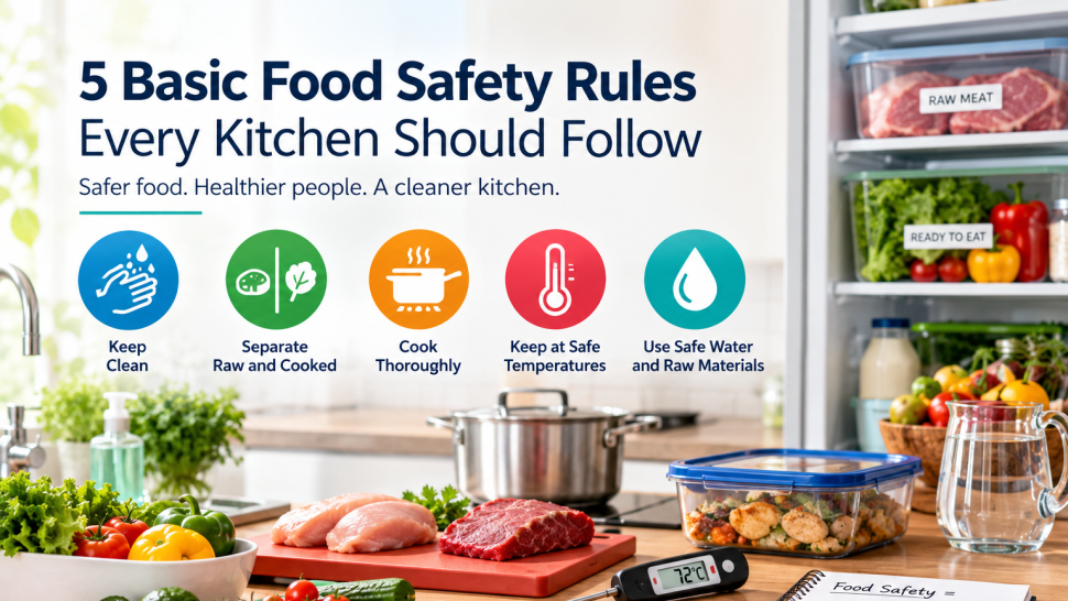 5 Basic Food Safety Rules Every Kitchen Should Follow