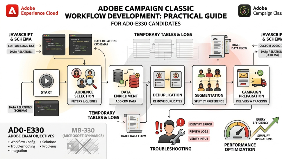 Adobe Campaign Classic Workflow Development: A Practical Guide for AD0-E330 Candidates