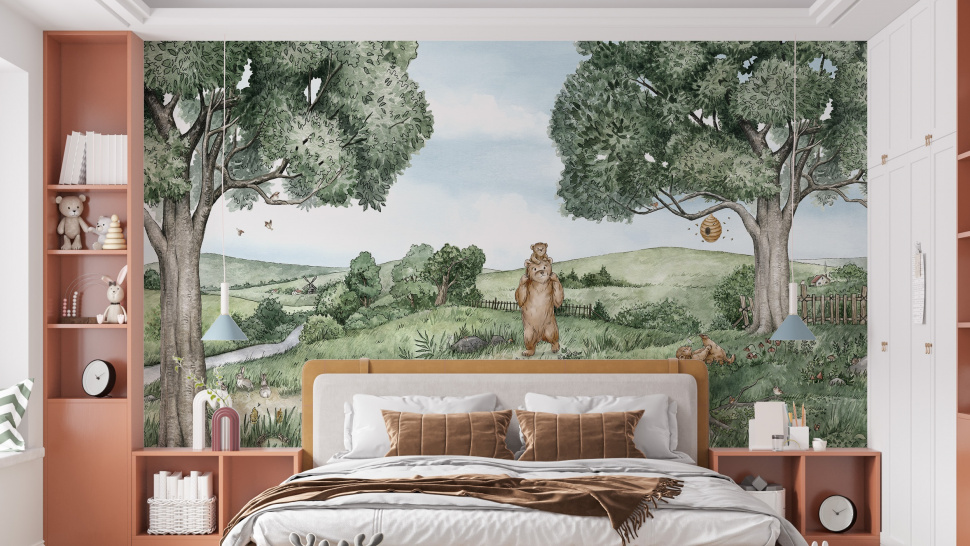 Fun and Fresh Nature Themes for Kids Walls