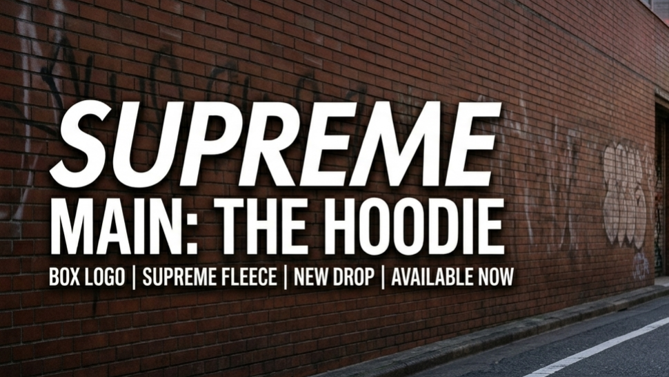 Supreme Signature Hoodie – Modern Casual Essential