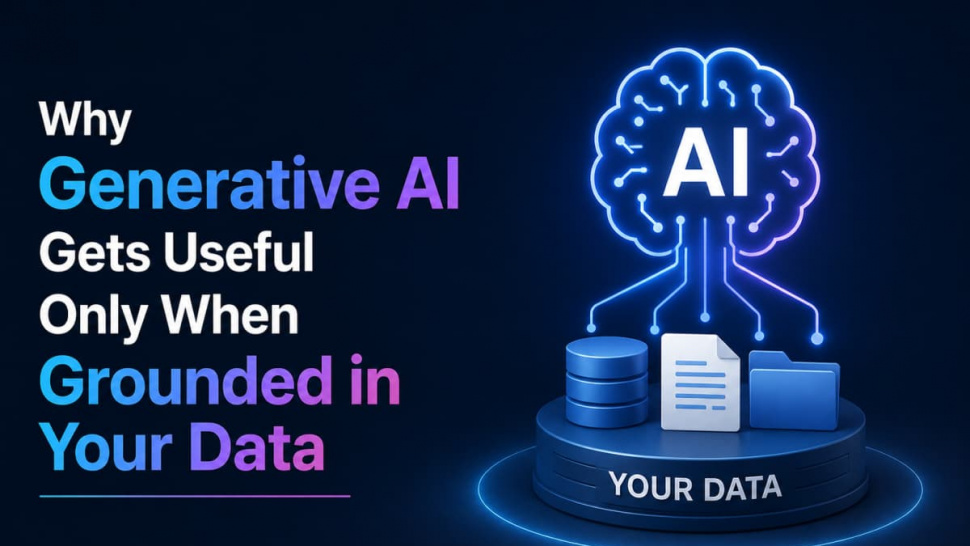 Why Generative AI Solutions Get Useful Only When Grounded in Your Data