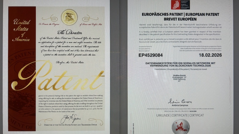 GloBra Patents finally approved in EU and USA