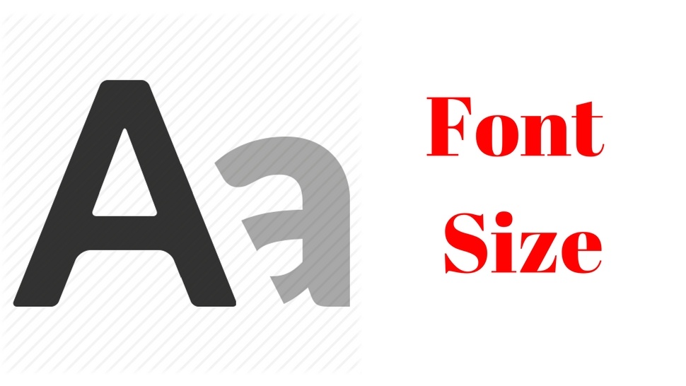 Font Size And sites Article