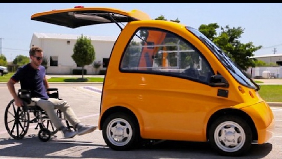 Kenguru: Car For People in Wheelchairs 