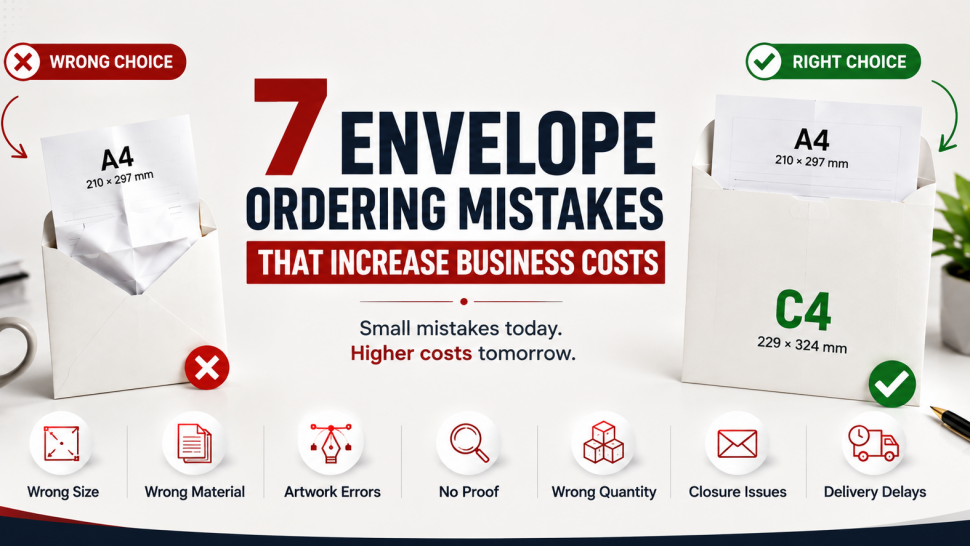 7 Envelope Ordering Mistakes That Increase Business Costs